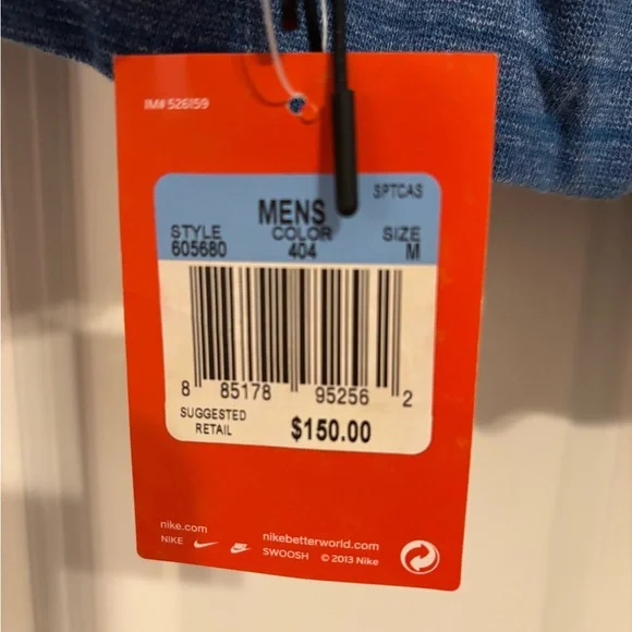 Nike Men's Blue Jacket NWT M - Picture 2 of 4